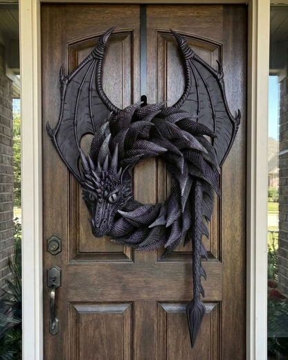 WreathsByRichard™ Handmade Dragon Wreath